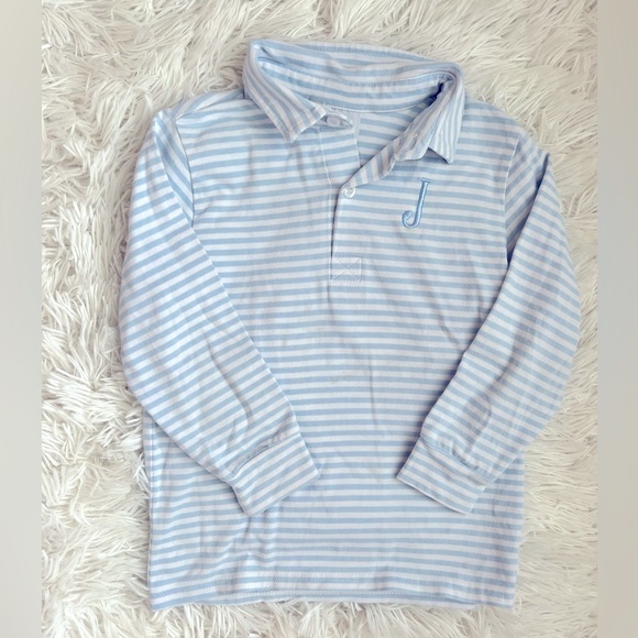 “J” Long Sleeve Polo - Picture 1 of 4